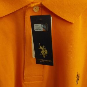 U.S. Polo Assn. Men's Orange Polo Shirt